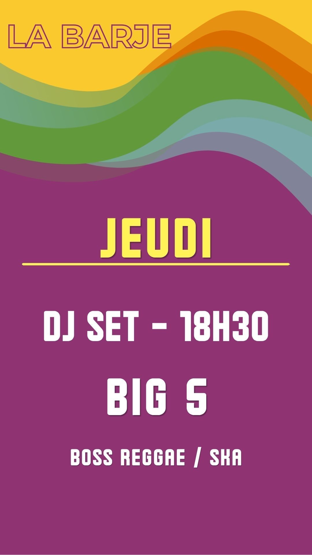 Dj set à la Barje