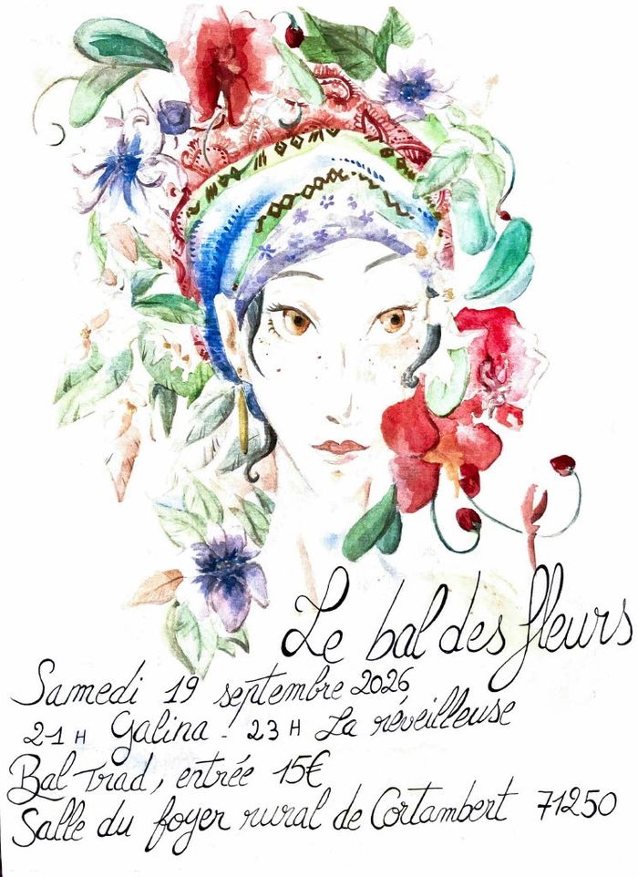 Affiche — Le bal des fleurs