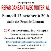 Repas dansant avec Mister'al