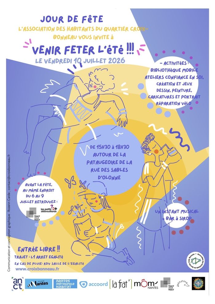 Fête de l'été au quartier Croix-Bonneau / Annulation cannicule