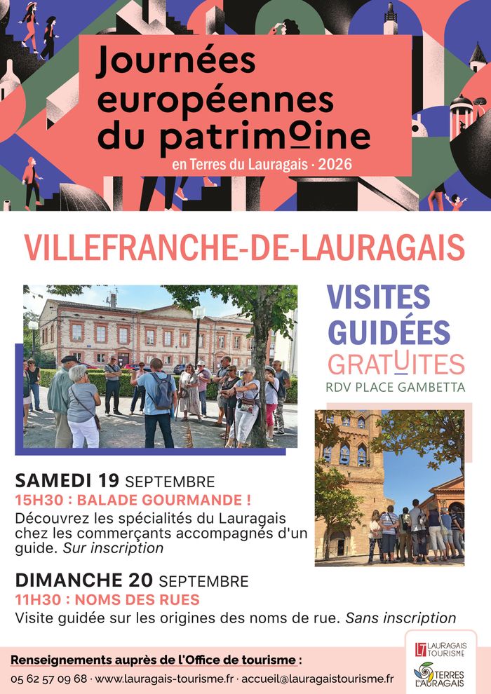 Visite guidée : découvrez Villefranche-de-Lauragais à travers l’histoire de ses rues