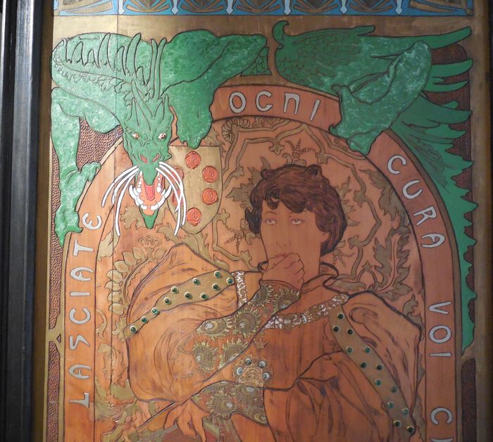 Mon précieux…La porte « Lorenzaccio » d&rsquo;après Mucha