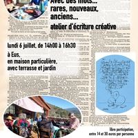 Avec des mots... rares, nouveaux, anciens... • Atelier d'écriture créative