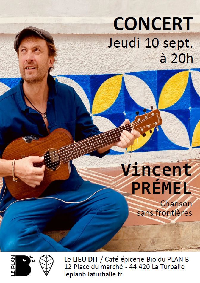 Affiche — Concert : Vincent Prémel