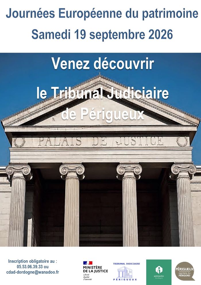 Visite commentée du tribunal judiciaire de Périgueux