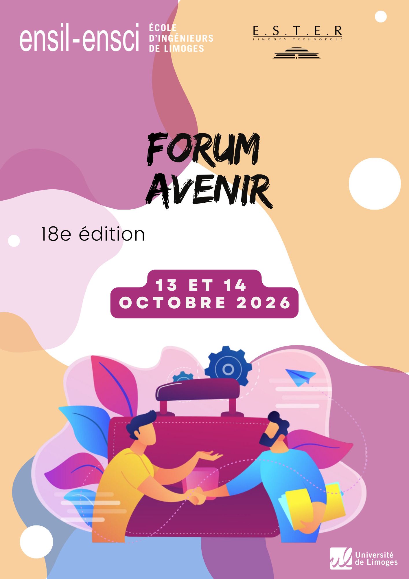 💼 18 ème édition du Forum Avenir de l'ENSIL-ENSCI
