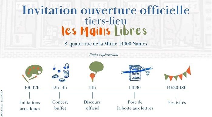Journée d'ouverture du tiers-lieu Les Mains Libres