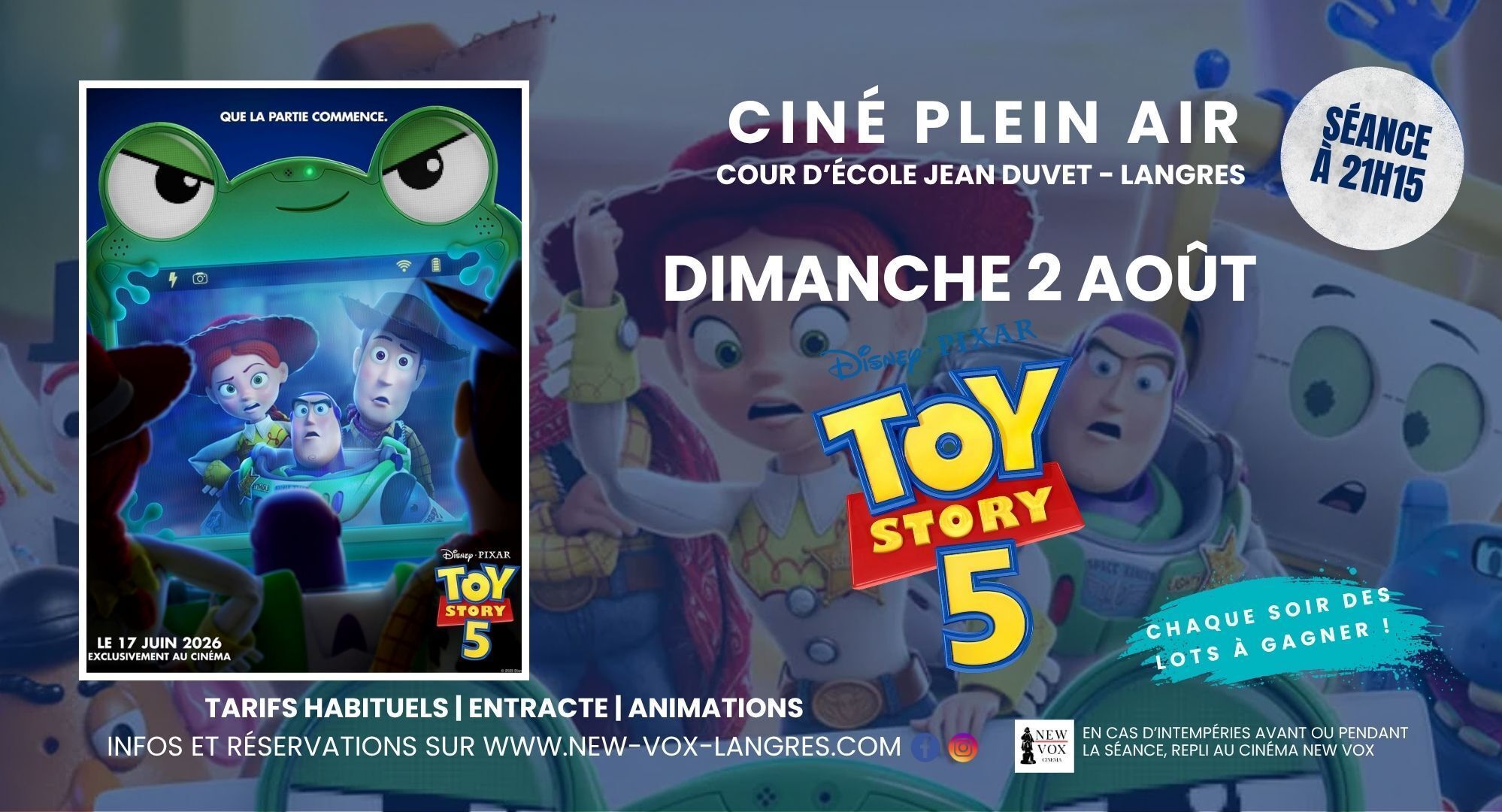 Ciné Plein Air : "Toy Story 5"