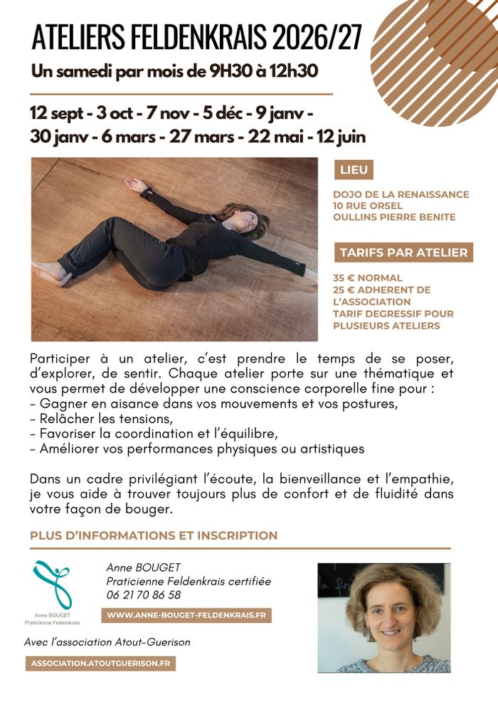 Feldenkrais à Oullins Pierre Benite