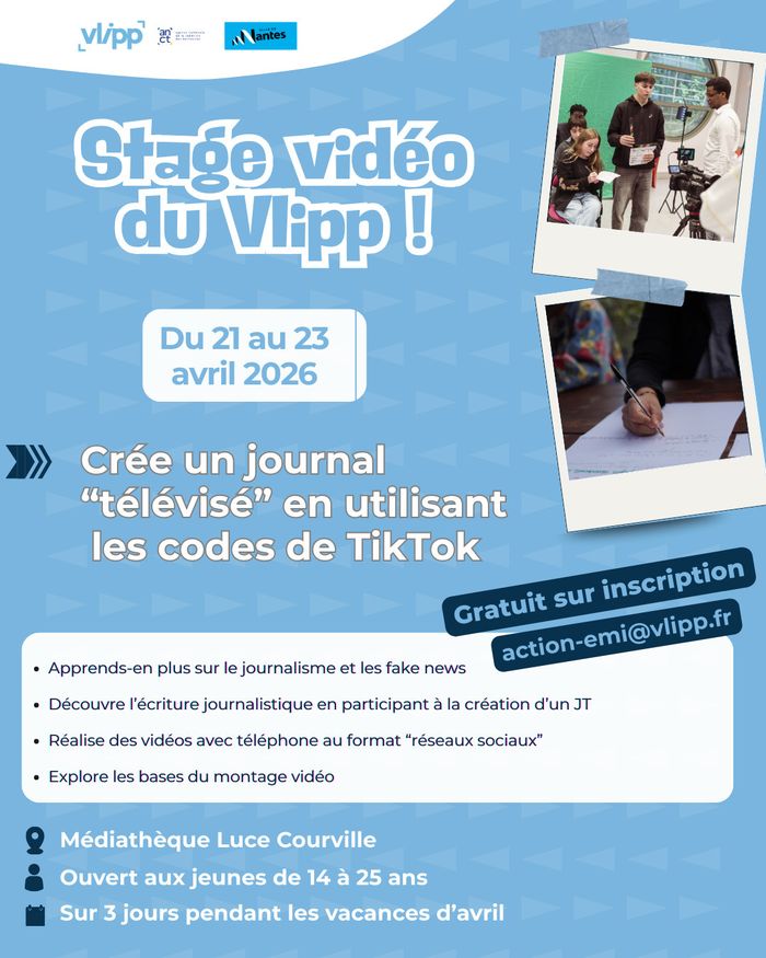 Stage Vidéo - JT au format TikTok