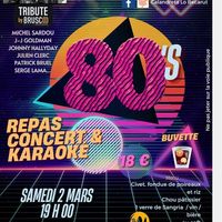 Soirée Années 80 avec repas