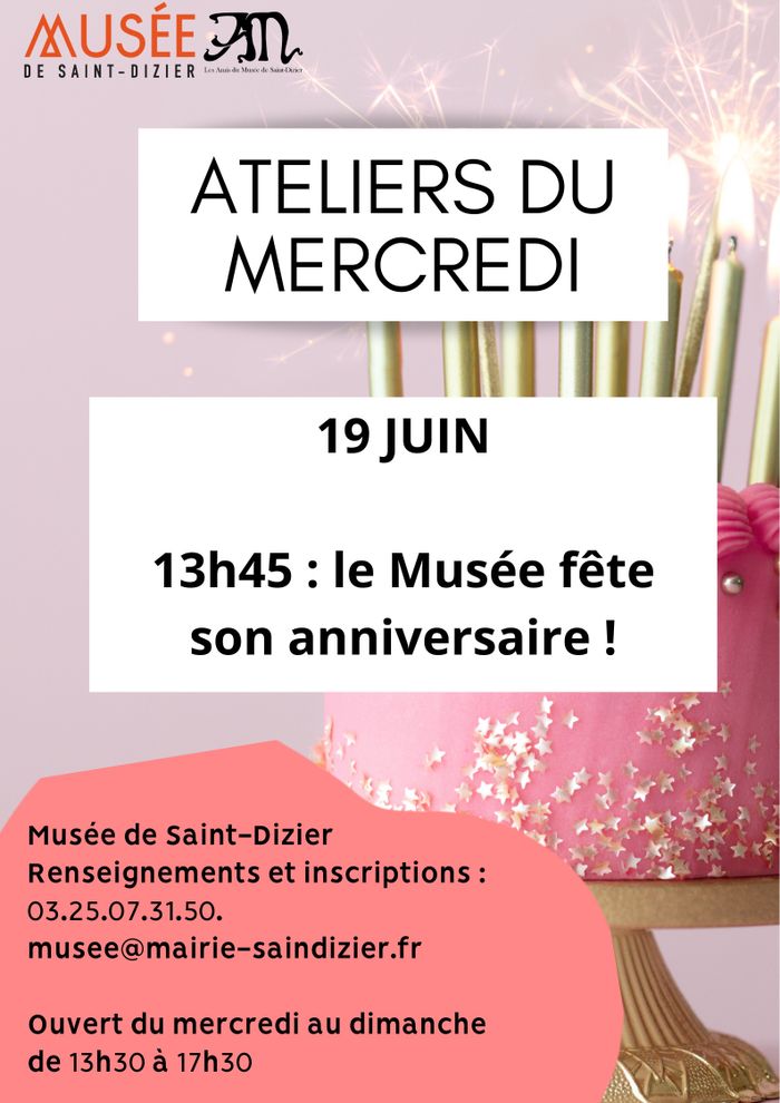 Atelier du Mercredi : Anniversaire du Musée !