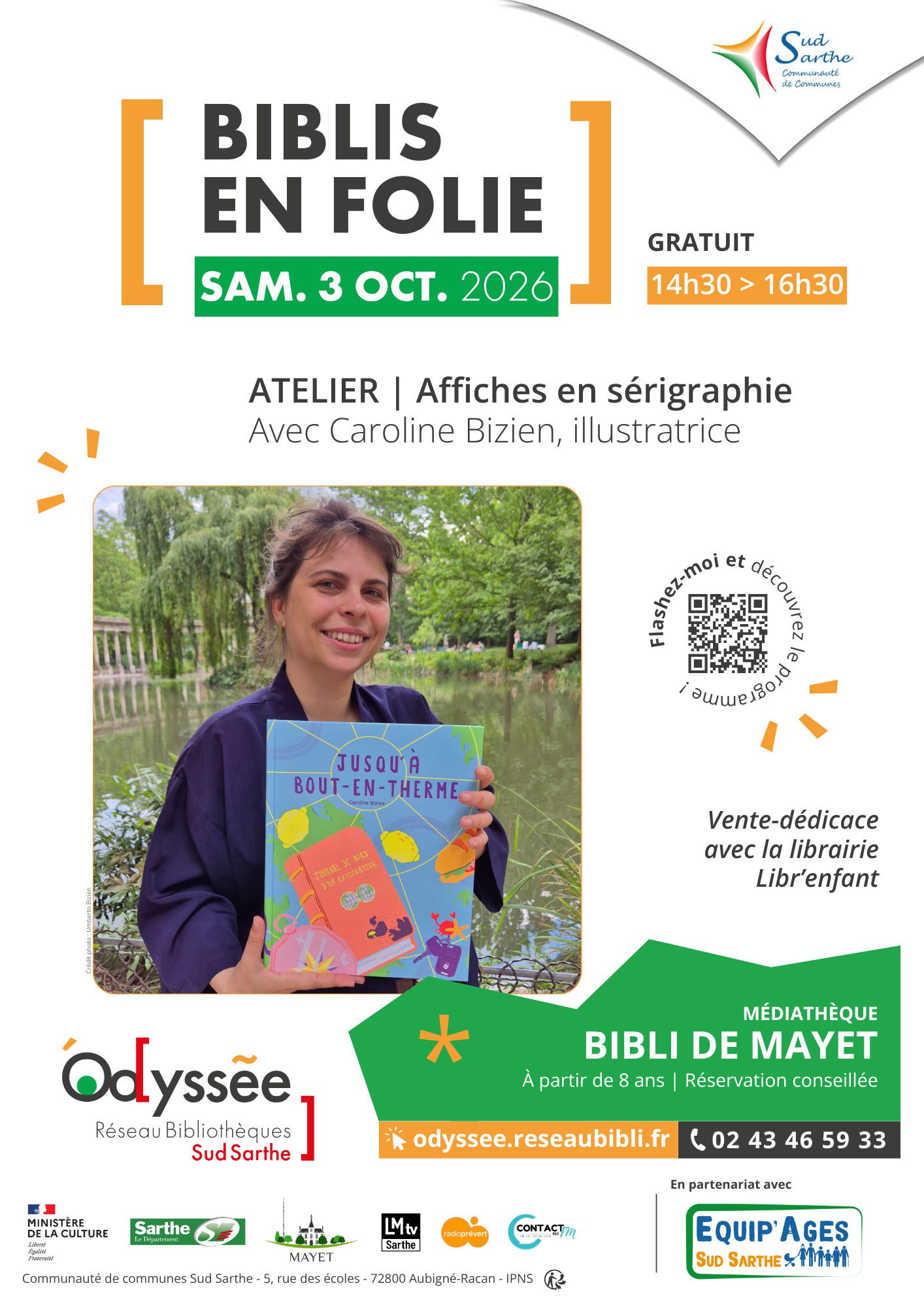 Atelier sérigraphie « créer une affiche » avec Caroline Bizien