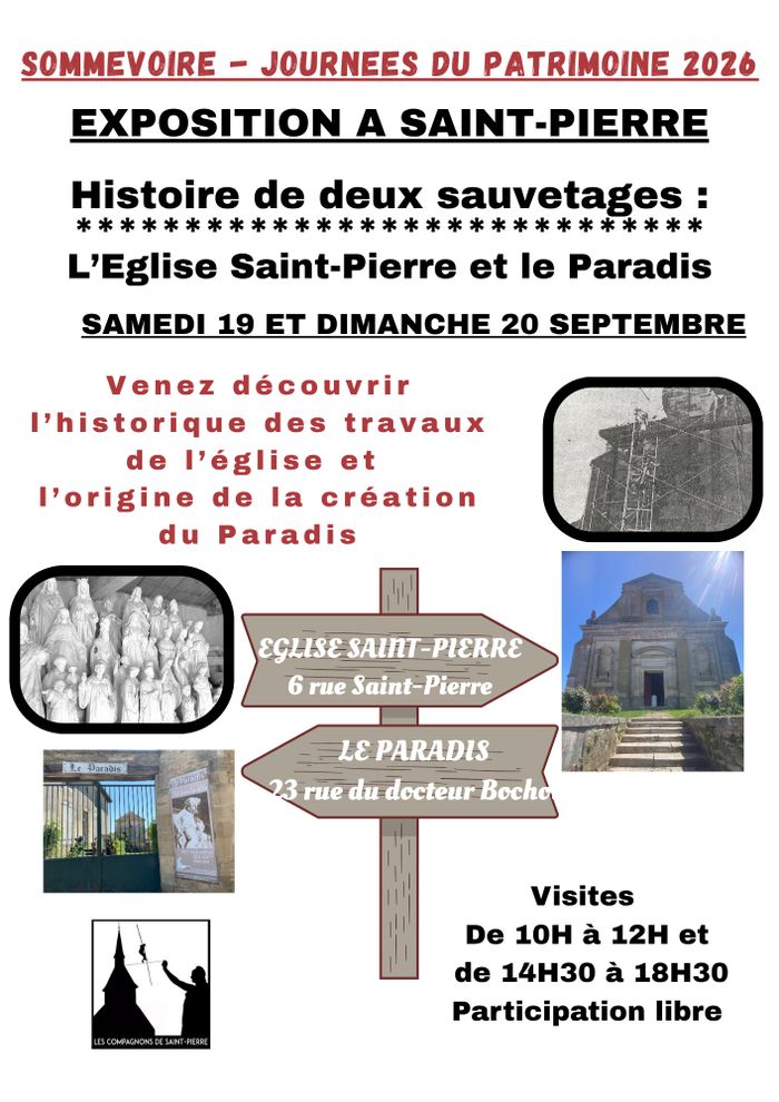 JOURNEES DU PATRIMOINE - SOMMEVOIRE