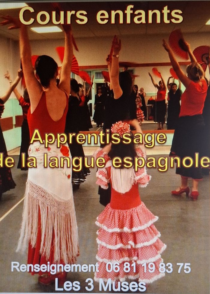 Cours de danse flamenco enfants de 6 à 11 ans - apprentissage de la danse espagnole.
