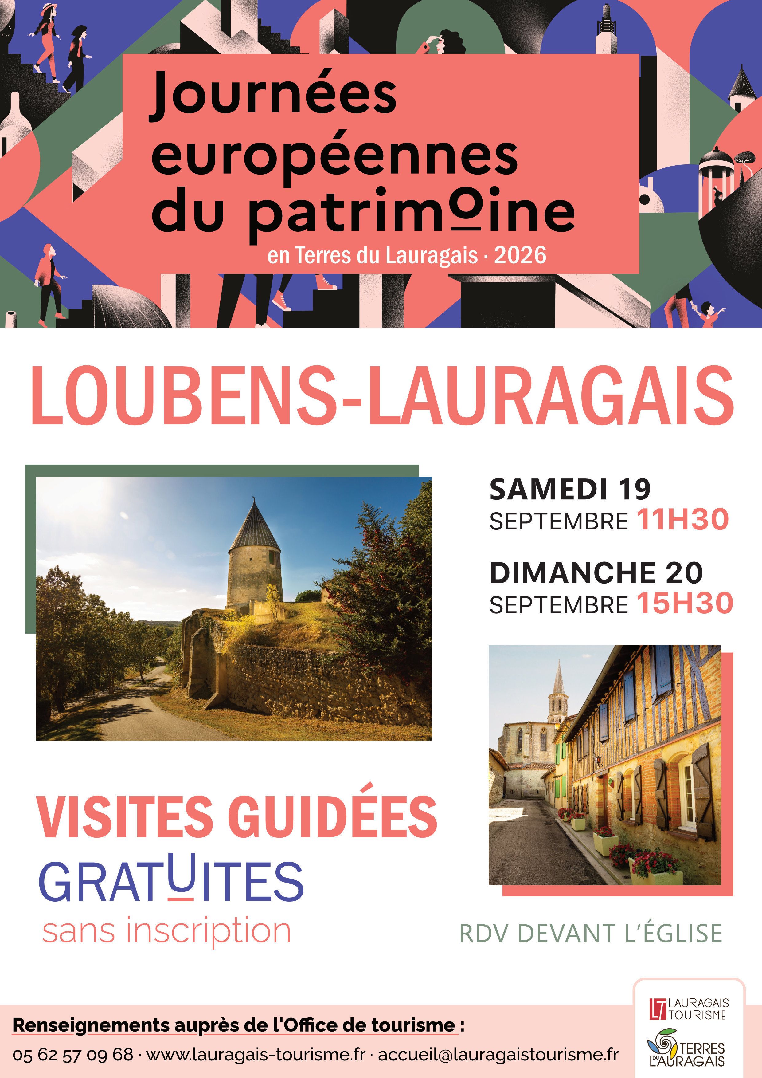 Visite guidée de Loubens-Lauragais