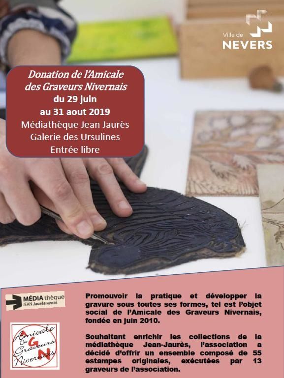 Donation de l’Amicale des Graveurs Nivernais
