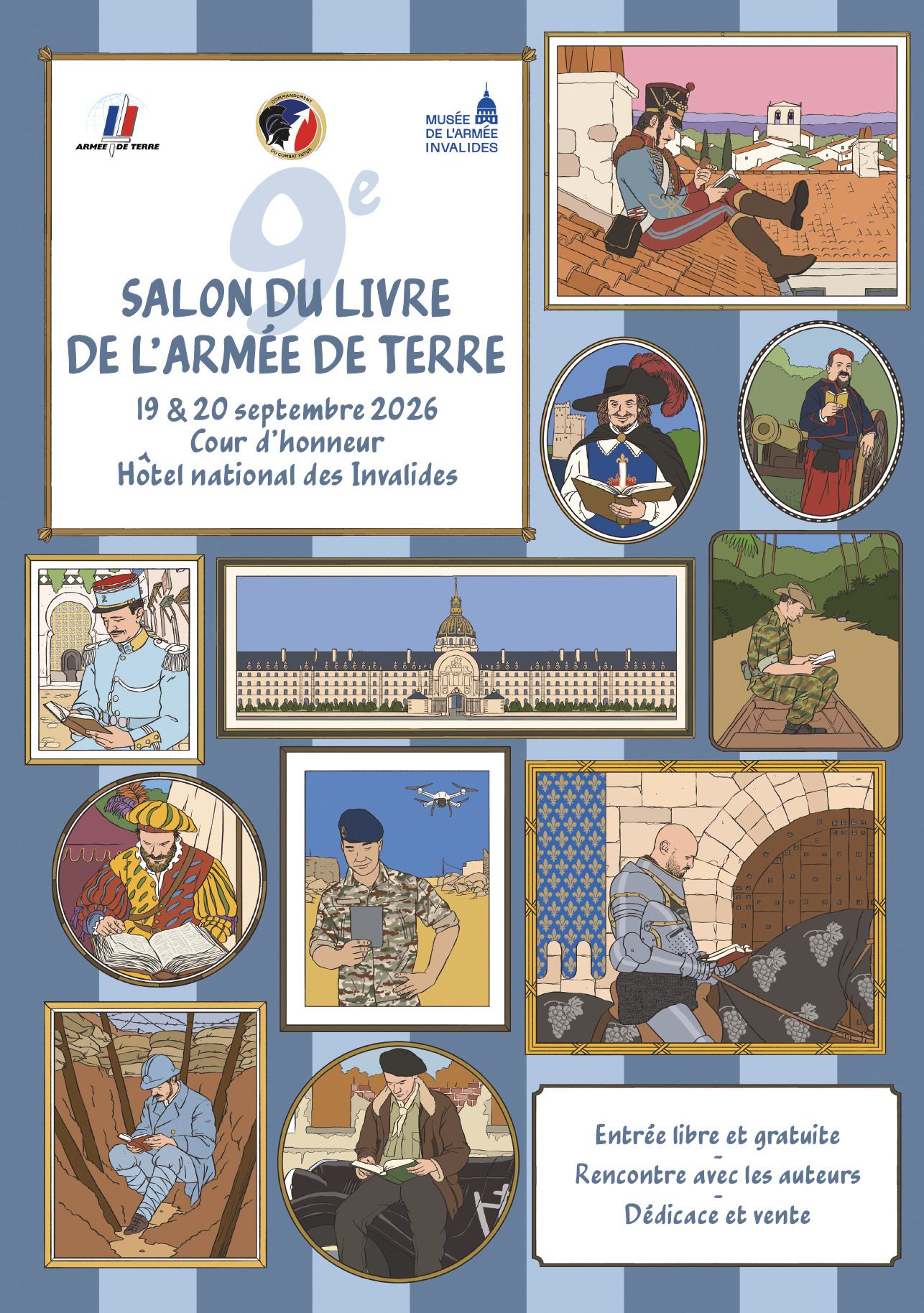 9e salon du livre de l’armée de Terre
