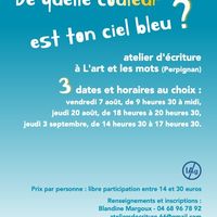 De quelle couleur est ton ciel bleu ? • Atelier d'écriture créative