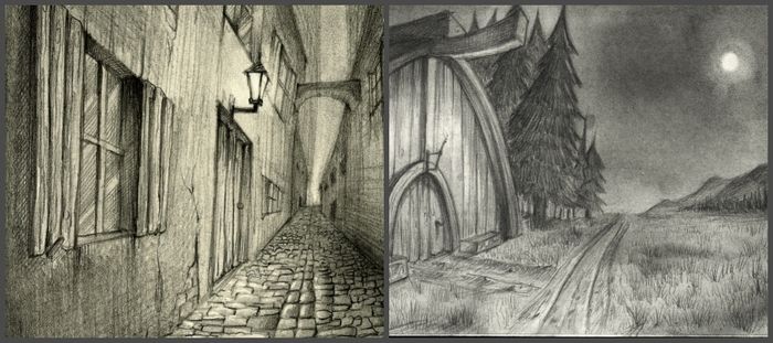 Stage : Créer un paysage au graphite