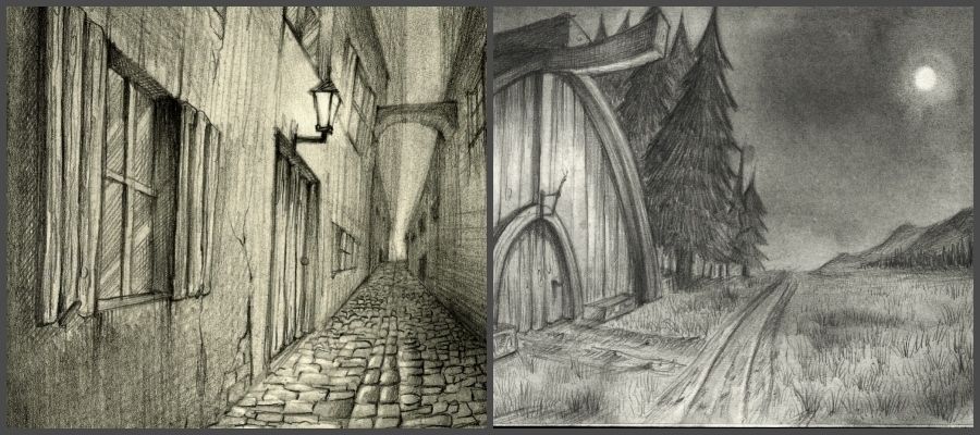 Stage : Créer un paysage au graphite