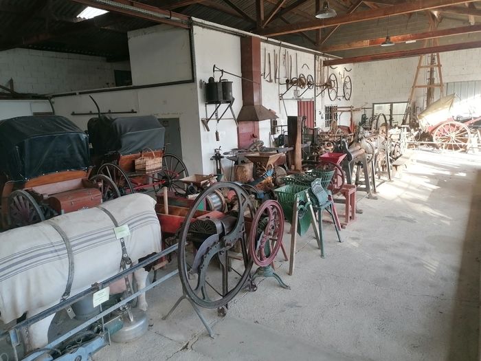Visite guidée d'un musée d'outils anciens