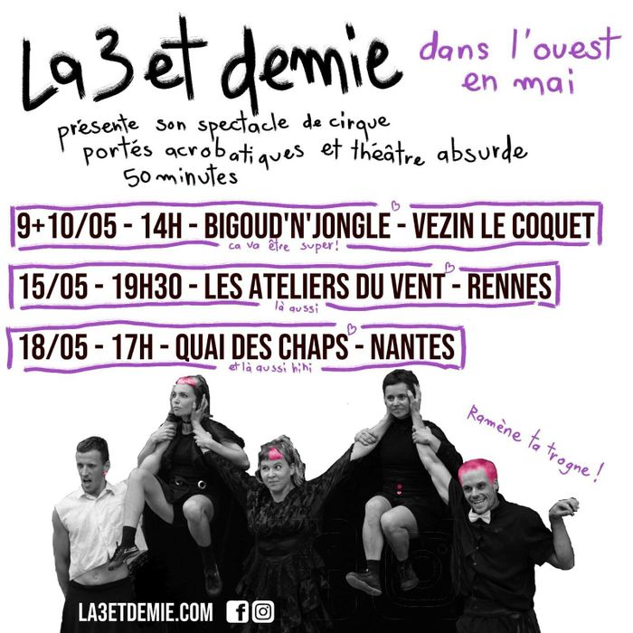 "Ce sera pire après" - Compagnie la 3 et demie - Cirque / 18 mai 2025