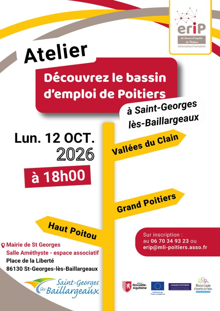 Découverte du bassin d'emploi de Poitiers à St Georges lès Baillargeaux