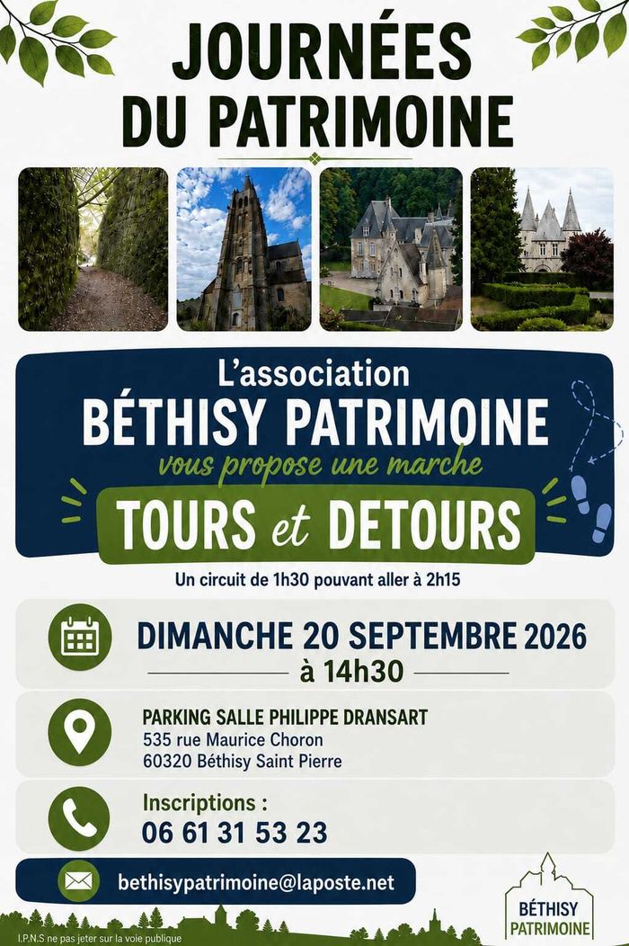 Marche TOURS ET DETOURS dans les rues de Béthisy Saint Pierre