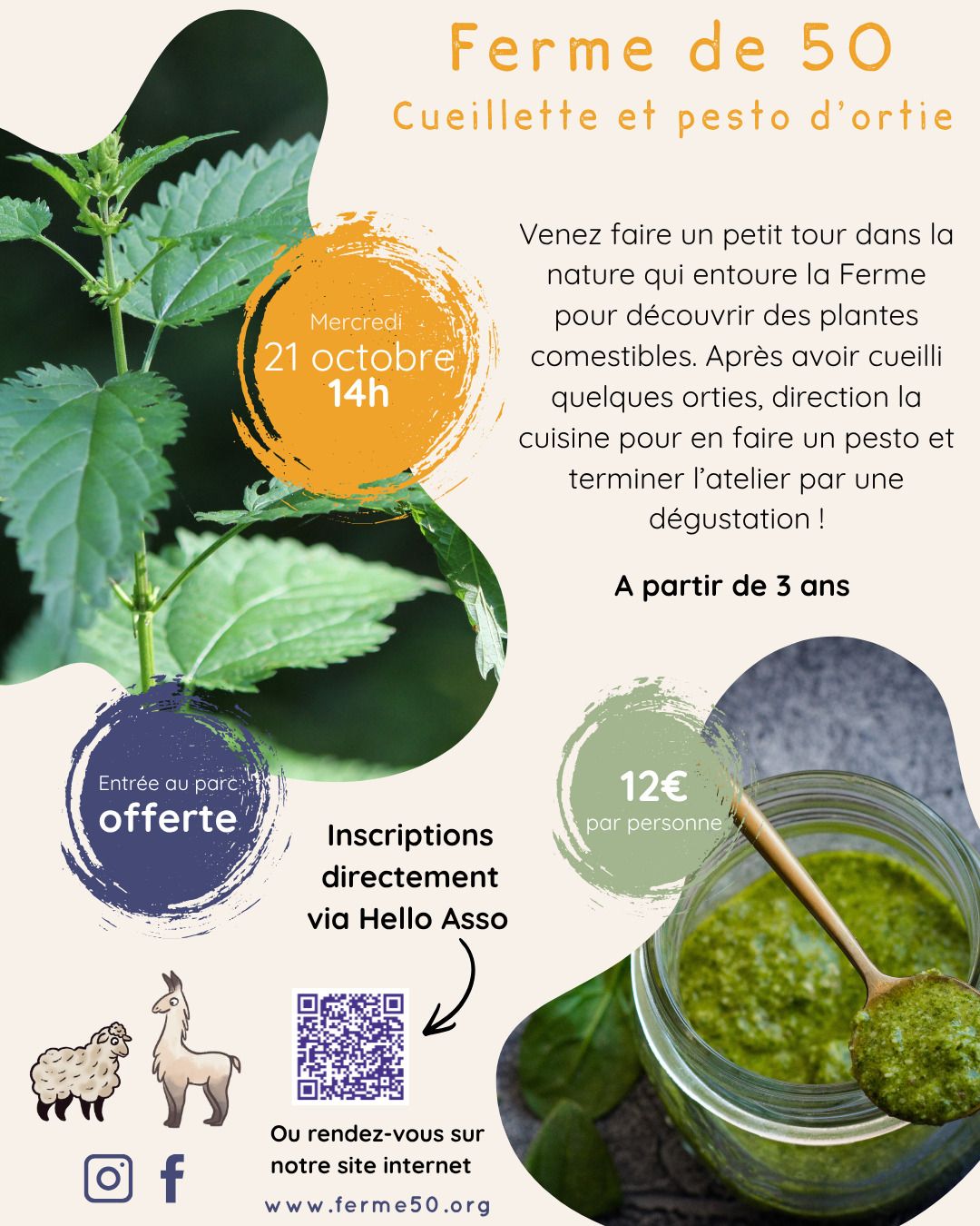 Family Workshops - Nettle Picking and Pesto