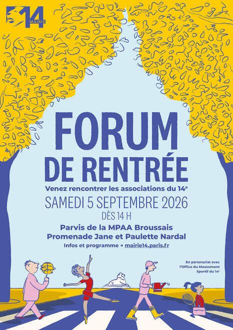 Forum des associations 2026 du 14e