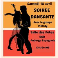 Soirée dansante avec le groupe Mélody – Auberge espagnole
