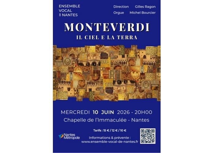 Concert Monteverdi - Ensemble Vocal de Nantes