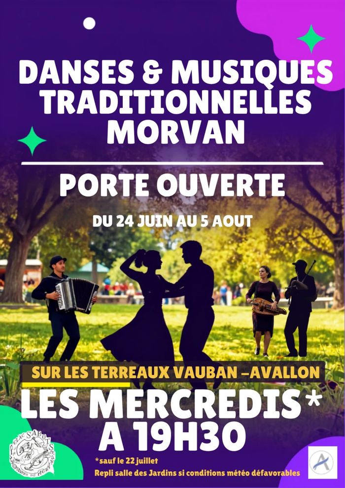 Affiche — Portes ouvertes Danses Musiques Morvan