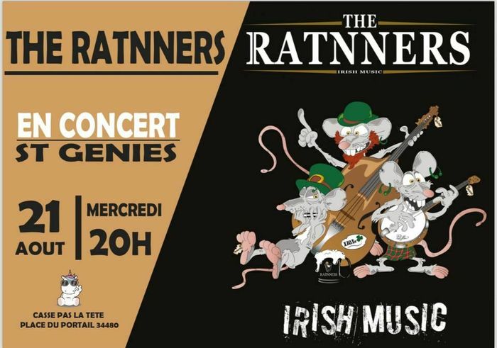 Concert Irish music avec The Ratnners
