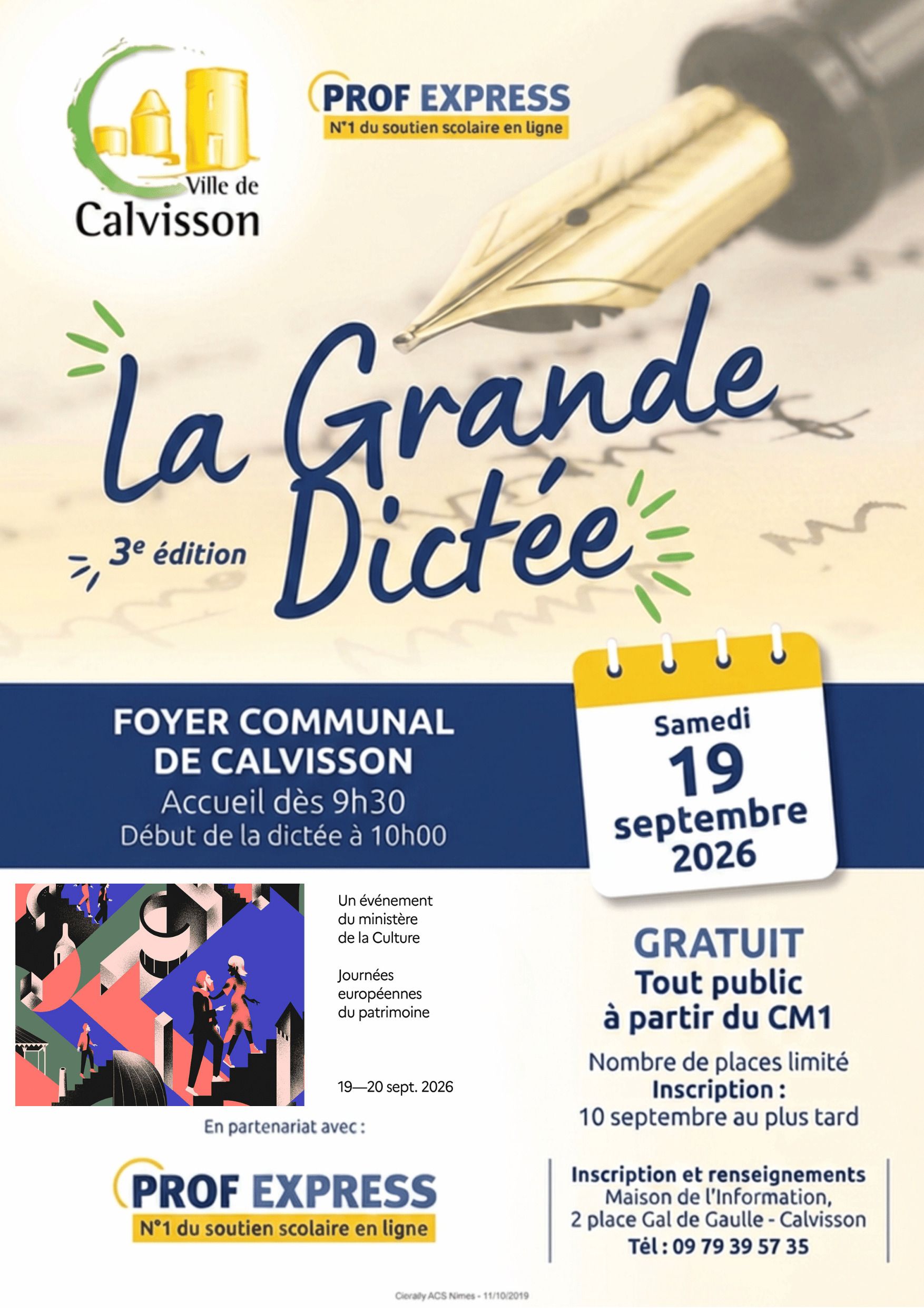 La grande dictée de Calvisson