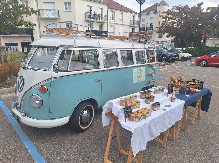 Une matinée au marché, autour du miel