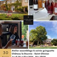 Atelier création de vin et soirée musicale au Château la Dournie à Saint-Chinian