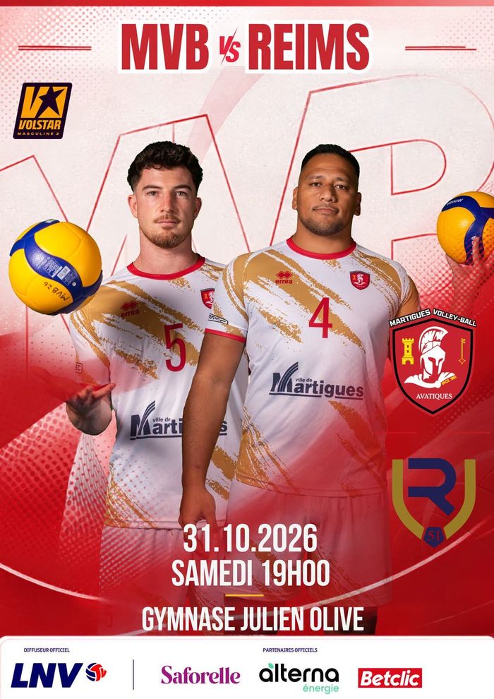 VOLLEY BALL. MVB / REIMS VOLLEY 51