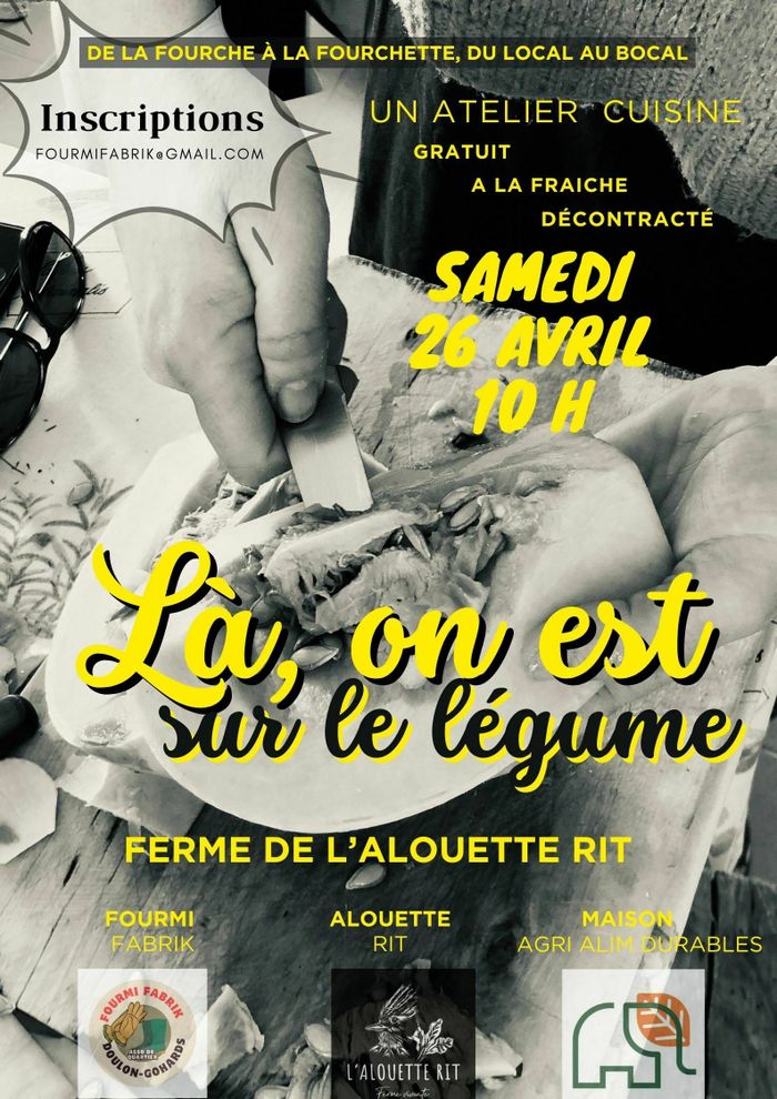 Atelier cuisine à la ferme de l'Alouette rit