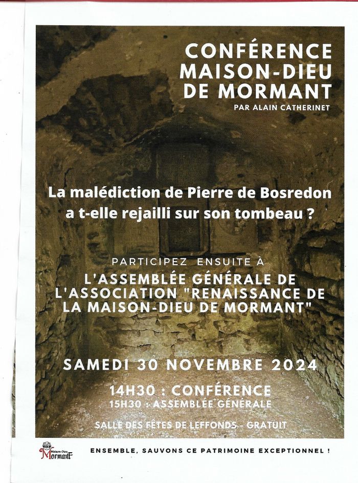 Conférence Maison-Dieu de Mormant.