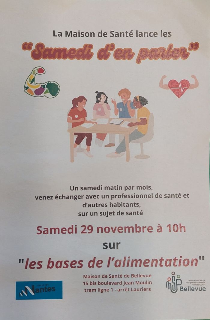 Samedi d'en parler : café-santé sur les bases de l'alimentation