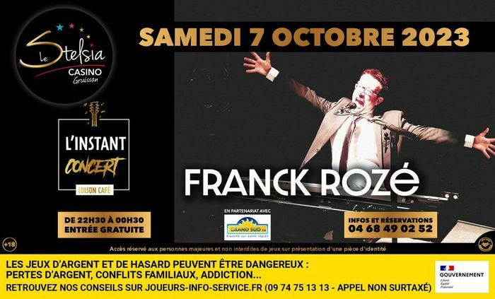 L'instant concert avec Franck Rozé