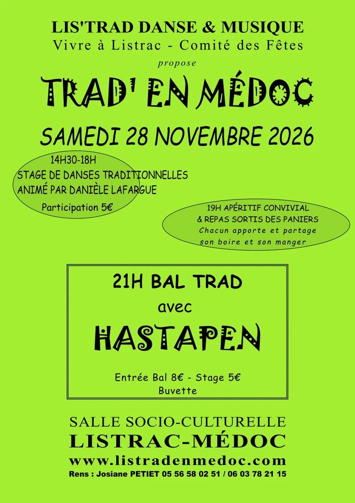 Affiche — Trad'en Médoc