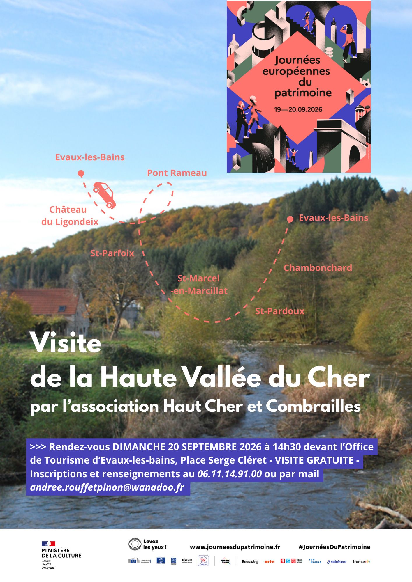 Guided Tour of the Upper Cher Valley