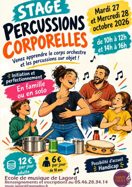 BODY PERCUSSION & OBJECT PERCUSSION WORKSHOP