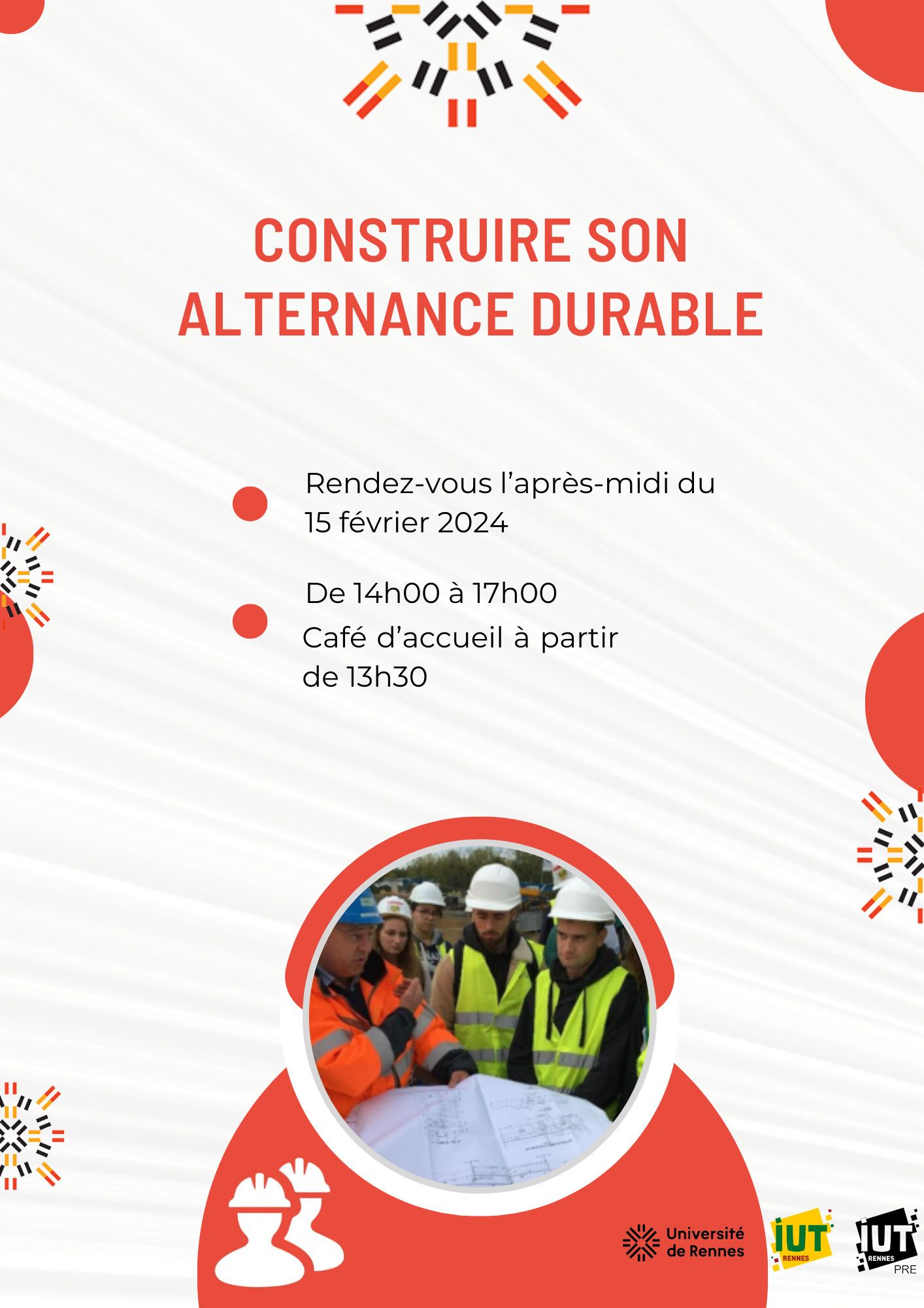 Un évènement entièrement consacré à la rencontre d’entreprises prêtes à recruter des alternants pour l’année 2024/2025 pour les étudiants de Génie Civil et Construction Durable (GCCD).