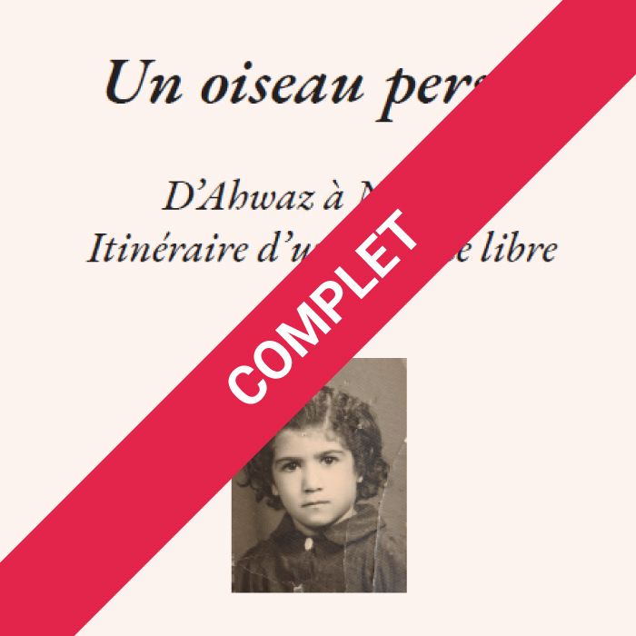 COMPLET - Présentation de l'ouvrage "Un oiseau persan"