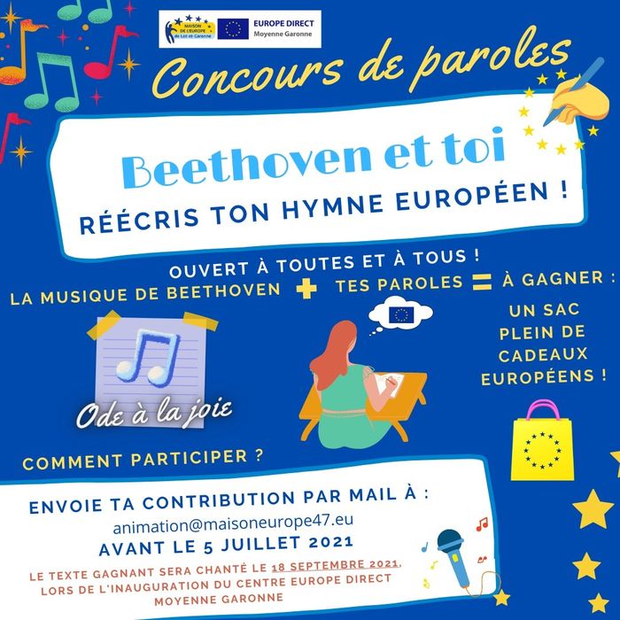Concours : réécris ton hymne européen !