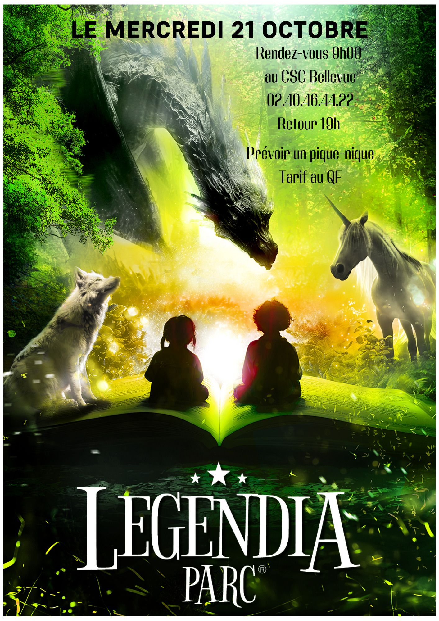 Sortie Legendia parc